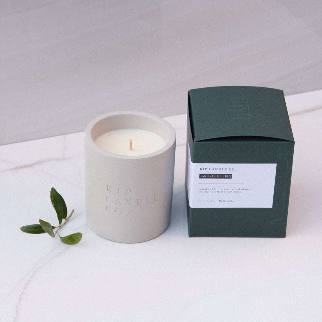 Darjeeling Stone Collection Candle - Kip Candle Co