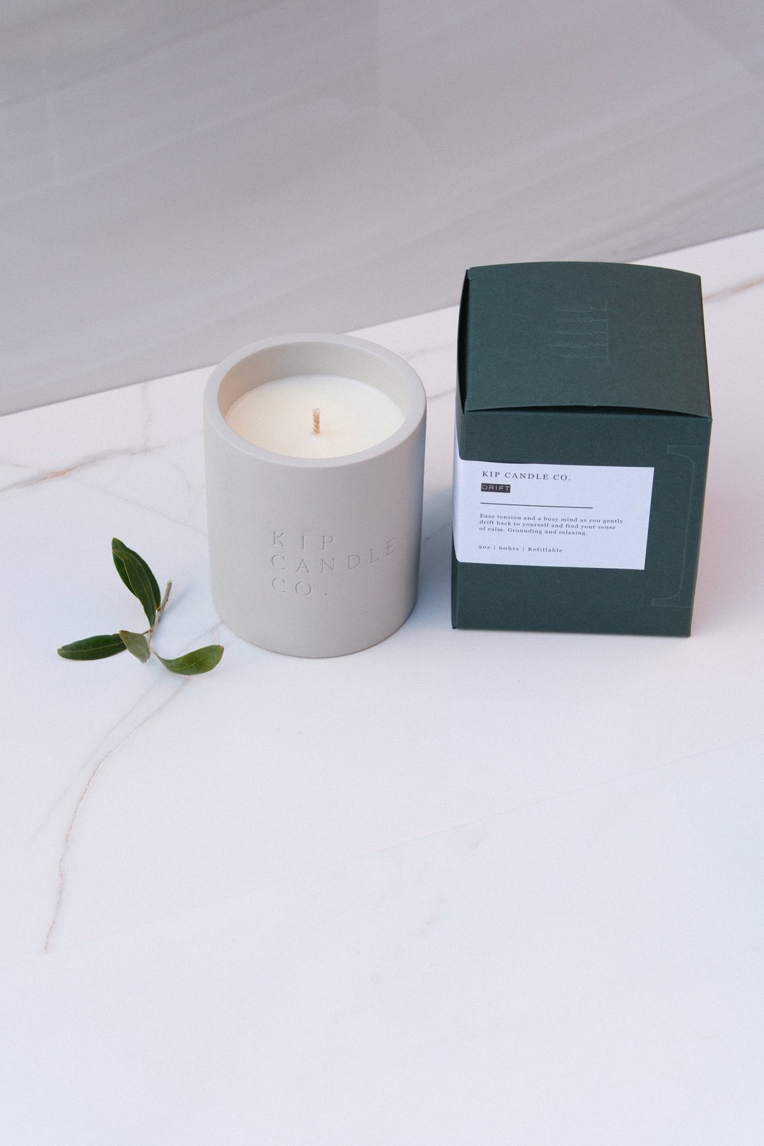 Drift Essential Oil Stone Collection Candle - Kip Candle Co