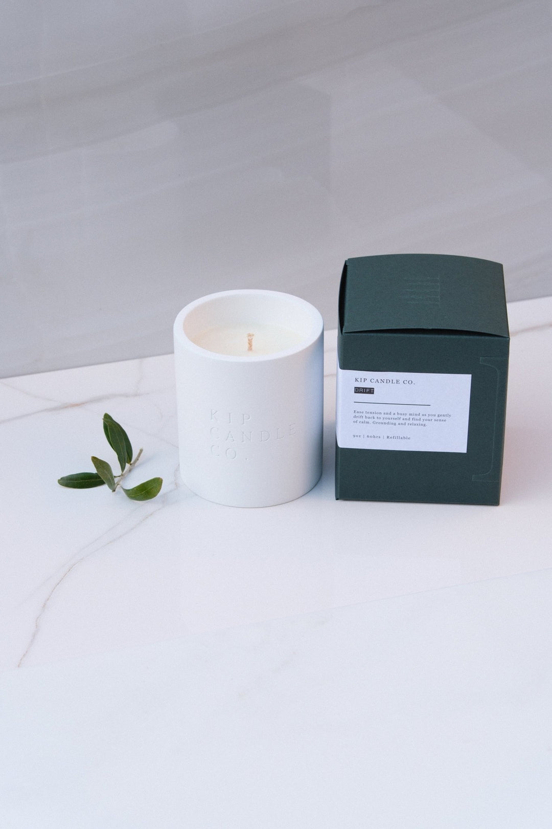 Drift Essential Oil Stone Collection Candle - Kip Candle Co