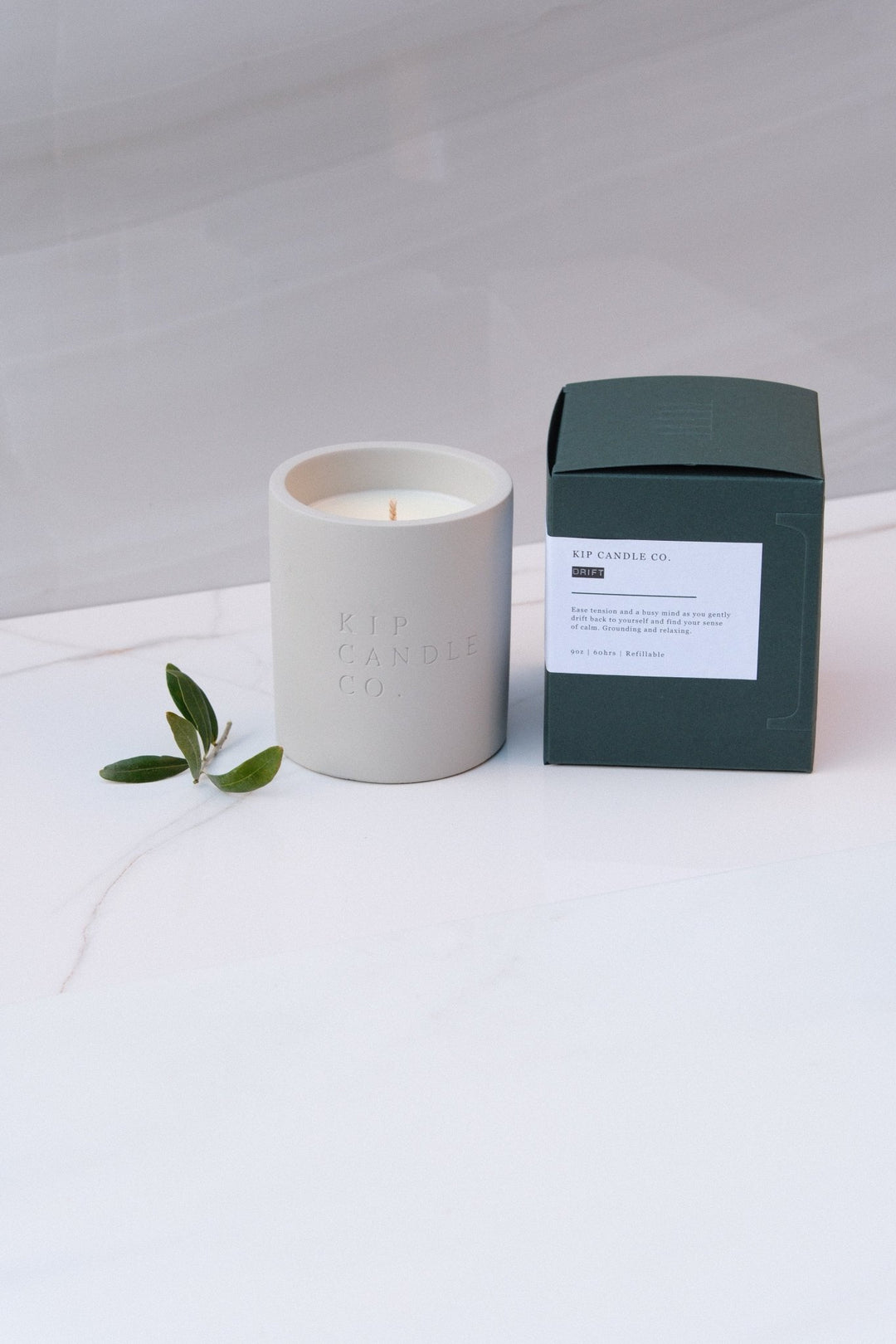 Drift Essential Oil Stone Collection Candle - Kip Candle Co