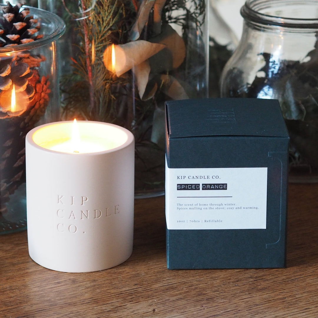 Spiced Orange Stone Collection Candle - Kip Candle Co