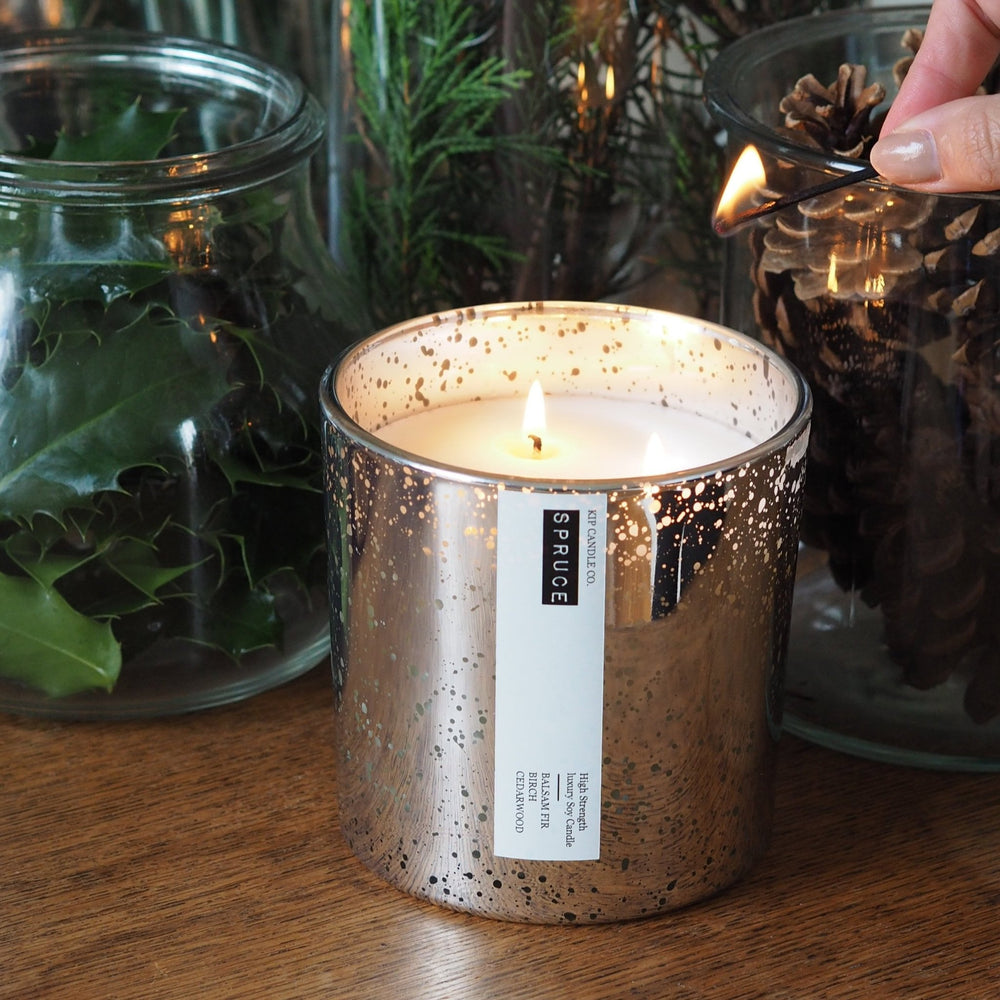 Spruce Coffee Table Candle - Kip Candle Co